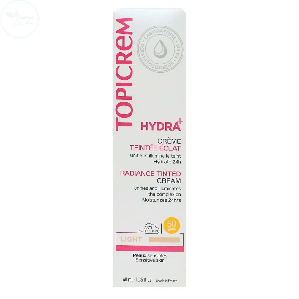 Topicrem Hydra Radiance Tinted Cream SPF50 40 ml - Light