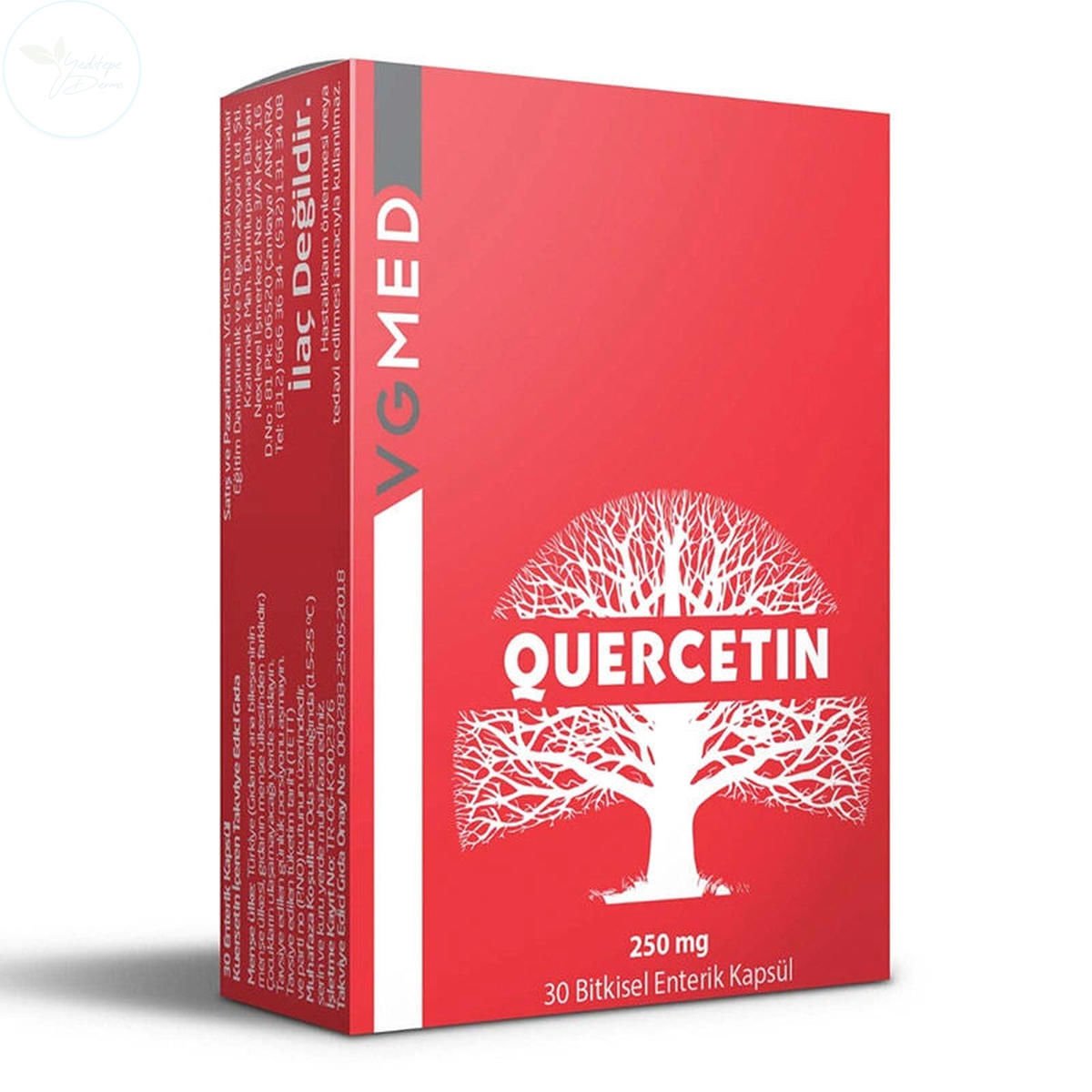 VGMed Quercetin 250 mg 30 Kapsül