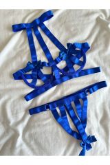 Harness Lastikli Kurdela detaylı Sütyen Takımı