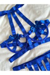 Harness Lastikli Kurdela detaylı Sütyen Takımı