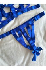 Harness Lastikli Kurdela detaylı Sütyen Takımı