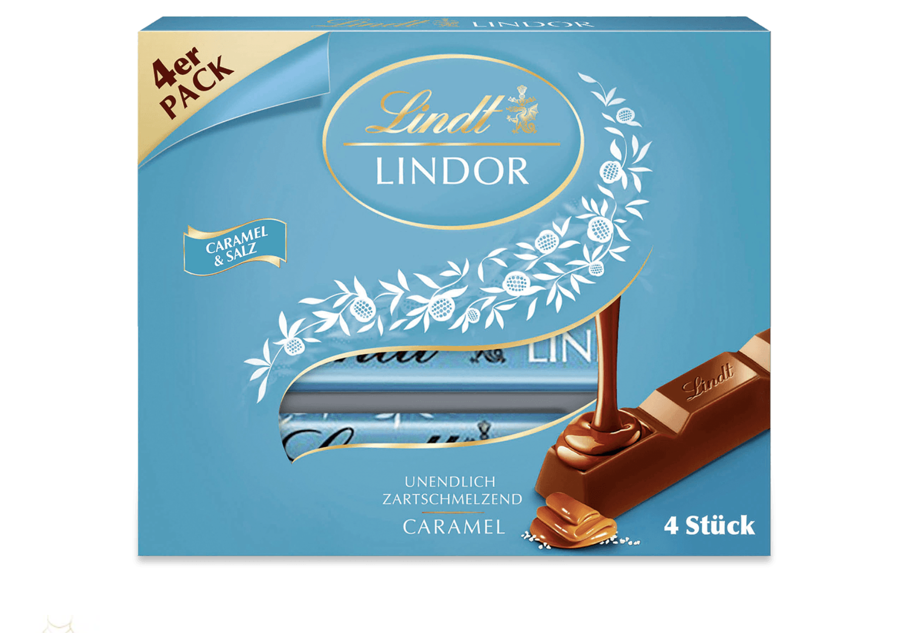 LINDT LINDOR Stick Multipack Tuzlu Karamelli Sütlü Çikolata