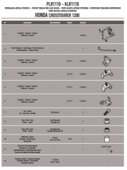 GIVI PLR1110 HONDA VFR 1200X CROSSTOURER (12-19) YAN ÇANTA TAŞIYICI