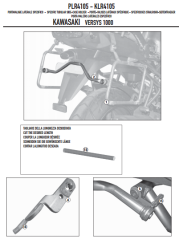 GIVI PLR4105 KAWASAKI VERSYS 1000 (12-14) YAN ÇANTA TAŞIYICI