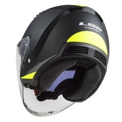 LS2 COPTER 2 URBANE MAT SİYAH-NEON SARI KASK