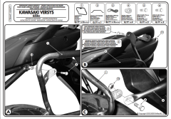 KAPPA KLX447 KAWASAKI VERSY 650 (06-09) YAN ÇANTA TAŞIYICI