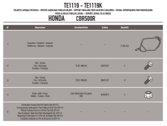 GIVI TE1119 HONDA CB 500F - CBR 500R (13-15) YAN KUMAŞ ÇANTA TAŞIYICI