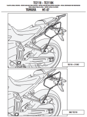 GIVI TE2118 YAMAHA MT-07 (14-17) YAN KUMAŞ ÇANTA TAŞIYICI