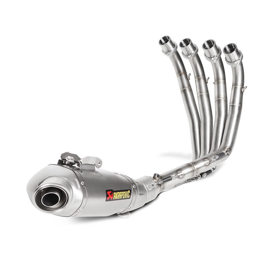 AKRAPOVIC S-H6R11-AFT HONDA CB650F-CBR650F(14-18)-CB650R-CBR650R(19-23) RACING LINE (TITANIUM) EGZOZ