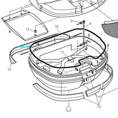 GIVI Z769 ÇANTA KAPAK CONTASI V46-V35