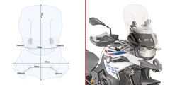 GIVI AF5127 BMW F 750 GS -F 800 GS - F 850 GS (18-24) RÜZGAR SİPERLİK