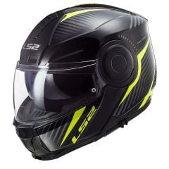 LS2 SCOPE SKID SİYAH-NEON SARI KASK