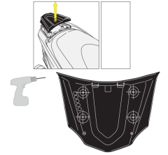 GIVI SR4111MM KAWASAKI J300 (14-21) ARKA ÇANTA TAŞIYICI