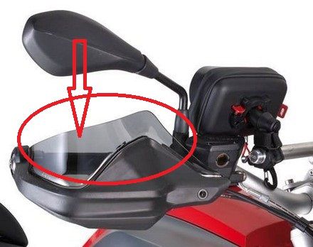 GIVI EH1110 HONDA VFR 1200X CROSSTOURER (12-17) EL KORUMA UZANTISI