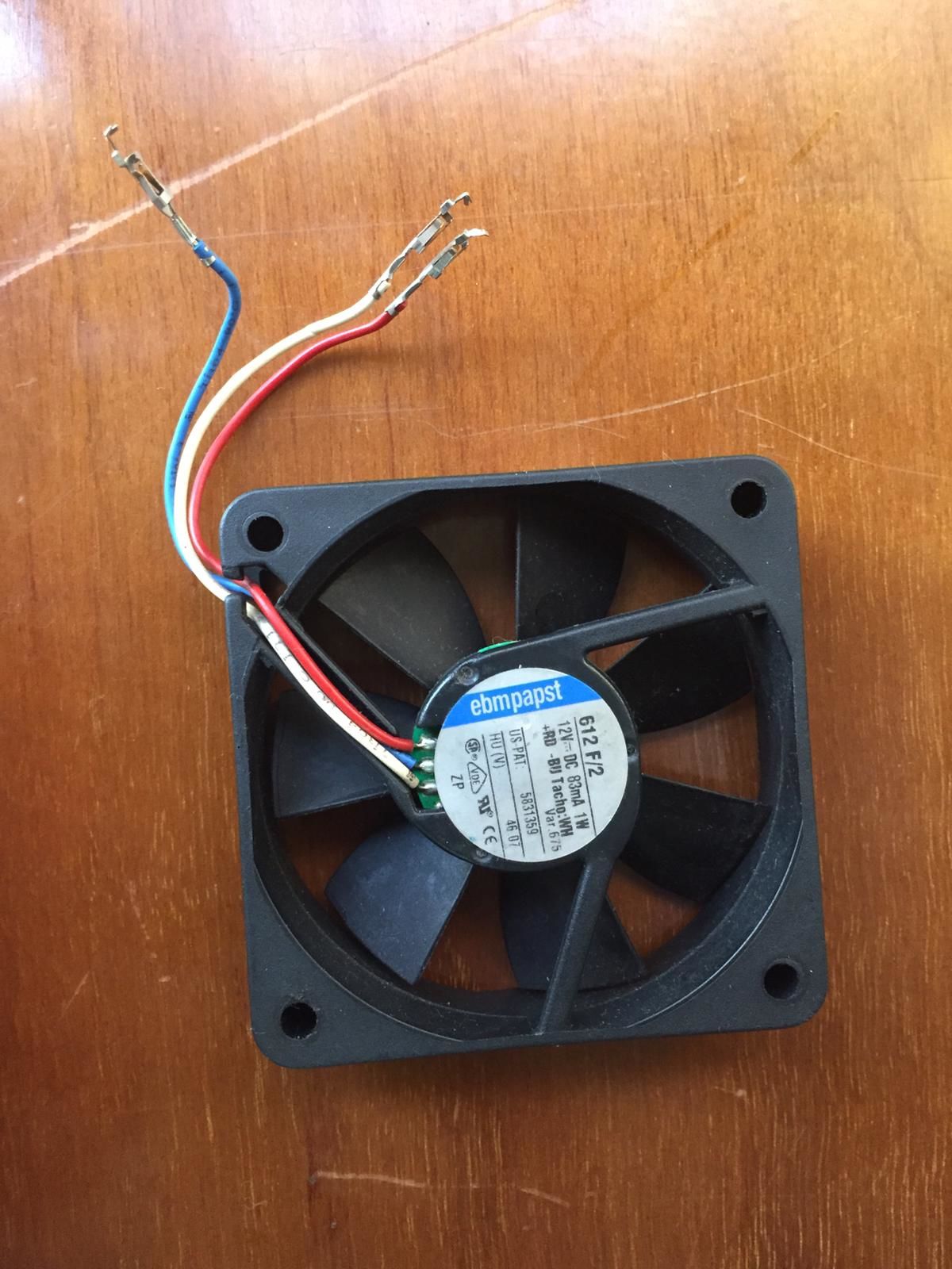 EBMPAPST 612F/2 FAN