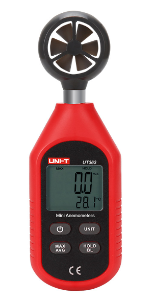 Unit UT363 Mini Dijital Rüzgar Hızı Ölçer Anemometre