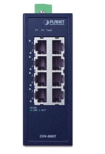 PLANET PL-ISW 800T 8 PORTLU KOMPAKT ETHERNET ANAHTARI