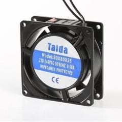 TİDAR 80X80X25 HSL KARE FAN