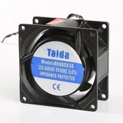 TİDAR 80X80X38 HSL KARE FAN