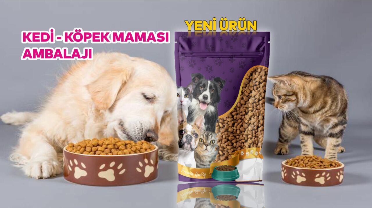 Emballage alimentaire pour chien et chat Nouveau produit Design spécial Emballage alimentaire pour chat et chien Emballage alimentaire innovant pour vos amis mignons Solutions d'emballage créatives pour la nourriture pour chat et chien