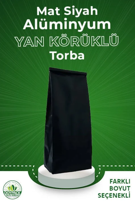 Siyah Doypack Ambalajlar