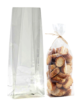 Opp Kare Tabanlı Şeffaf Poşet