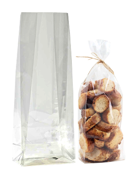 Opp Kare Tabanlı Şeffaf Poşet