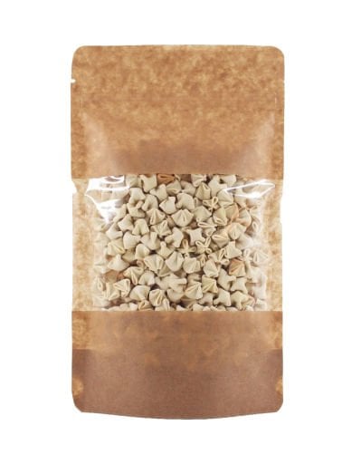 Geniş Pencereli Kraft Doypack