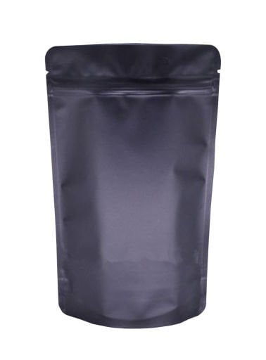 Mat Siyah Alüminyum Kilitli Doypack