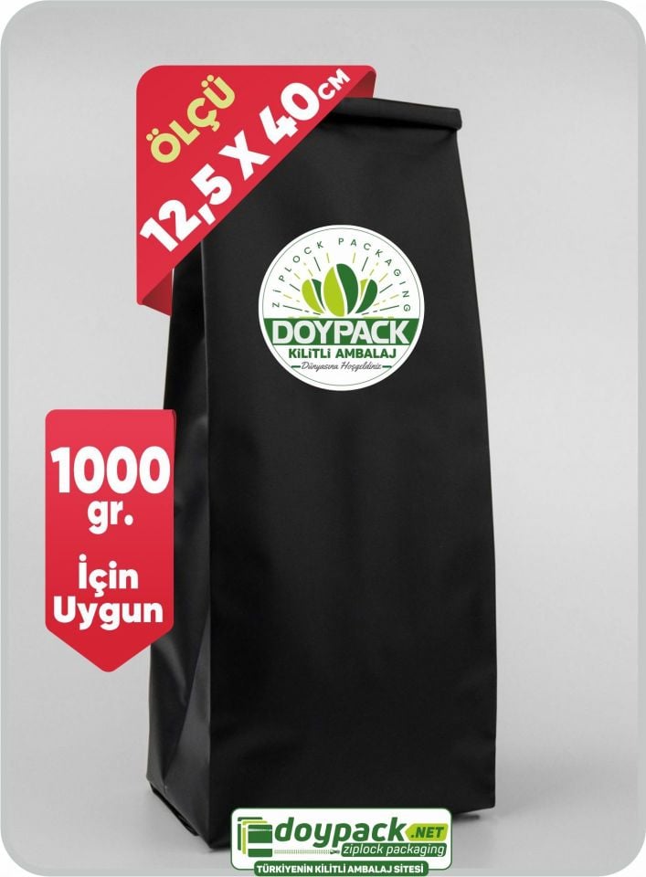 Mat Siyah Alüminyum Yan Körüklü Torba