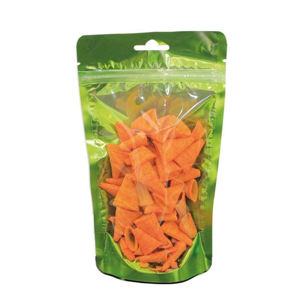 Yeşil Şeffaf Metalize Kilitli Doypack 250 - 11x18.5cm