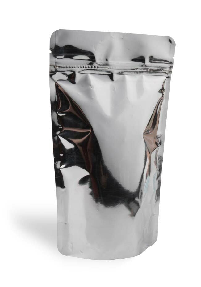 Şeffaf Metalize Gold Kilitli Doypack 3000 - 8.5x14.5cm