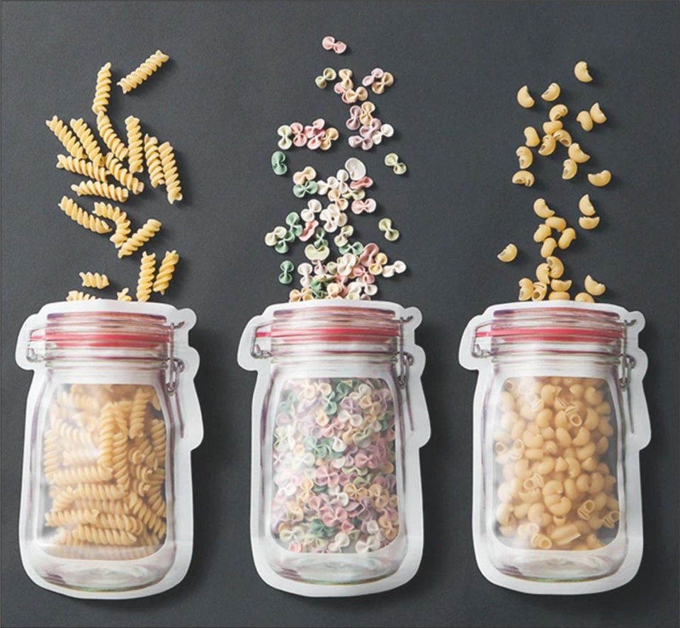 Kilitli Kavanoz Doypack Ambalaj 3000 - 11x18.5cm