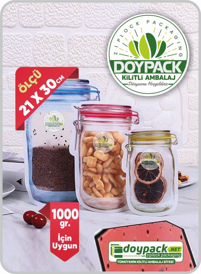 Kilitli Kavanoz Doypack