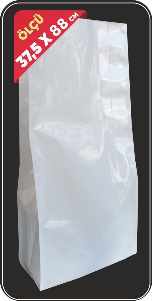 Beyaz Polietilen Ham Madde Torbası 150 - 37.5x88cm