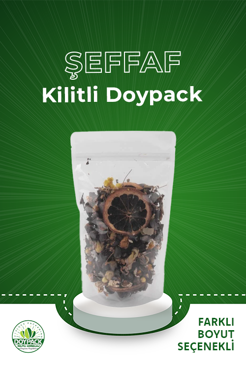 Şeffaf Kilitli Doypack
