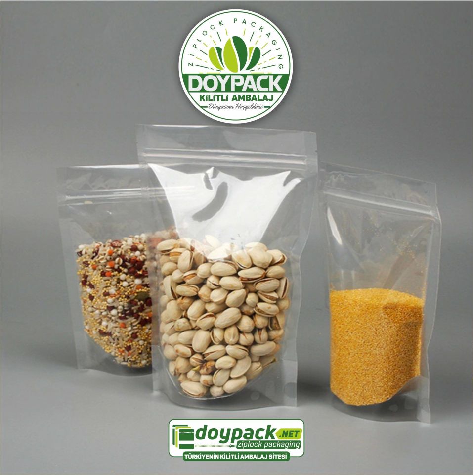 Şeffaf Kilitli Doypack