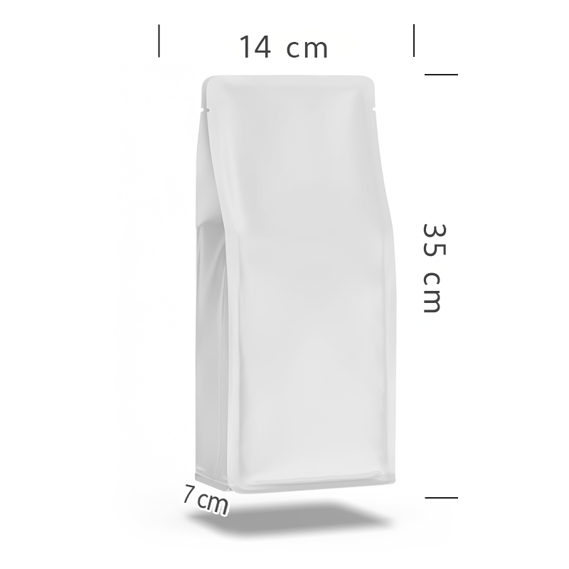 Parlak Beyaz Metalize Flat Bottom