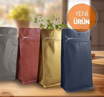 Gri Kilitli Flat Bottom Buradan Açınız Torba 11x21+4 Cm 250 Gr