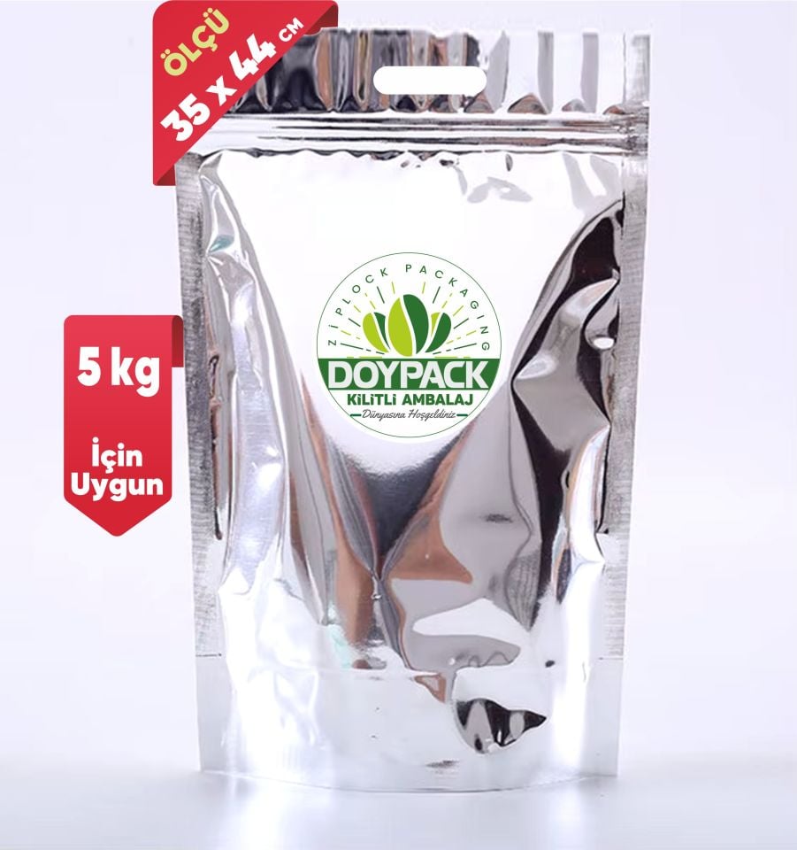 Metalize Kilitli Ham Madde Torbası