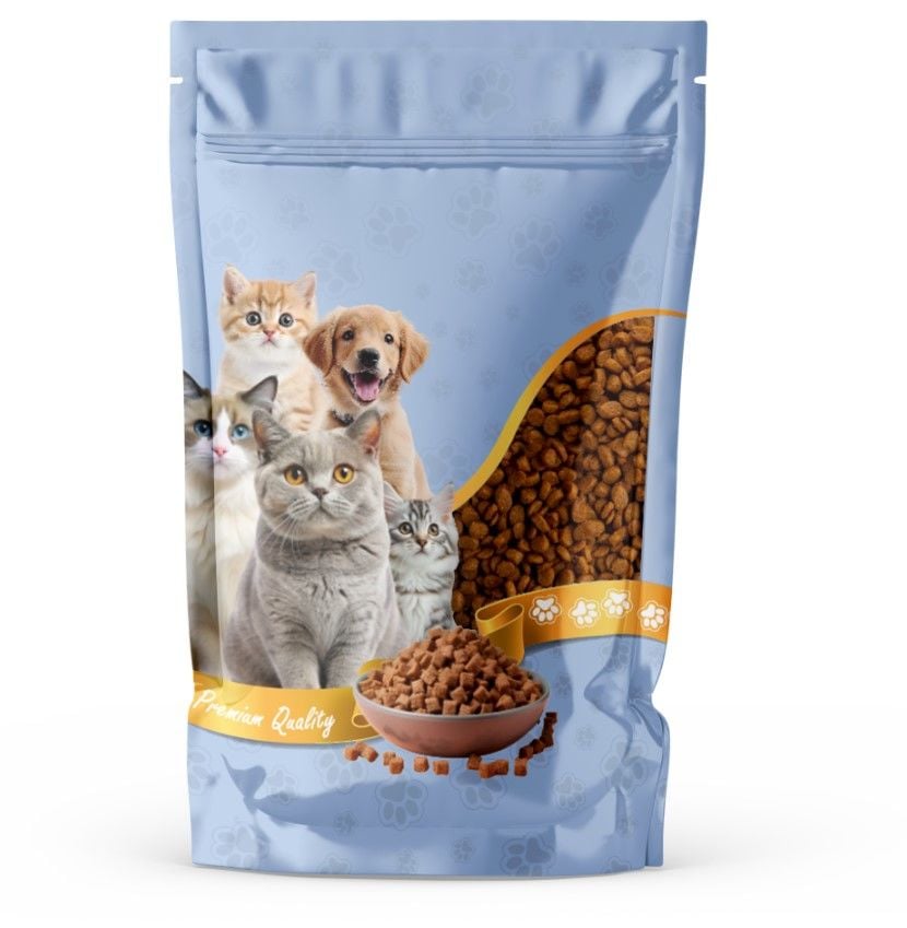 Petshop Baskılı Pencereli Kilitli Doypack
