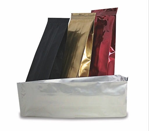 Bordo Alüminyum Yan Körüklü Torba 500 - 12.5x40cm