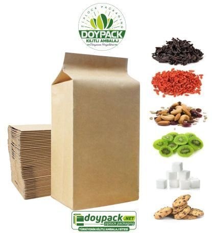 Kraft Alüminyum Yan Körüklü Torba