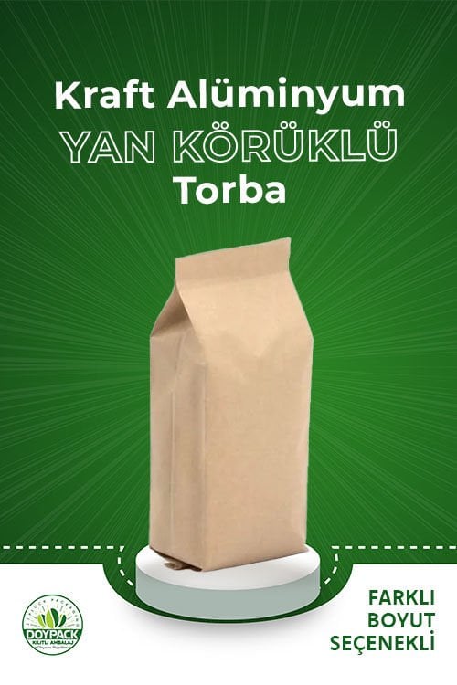 Kraft Alüminyum Yan Körüklü Torba 2000 - 7.5x20cm
