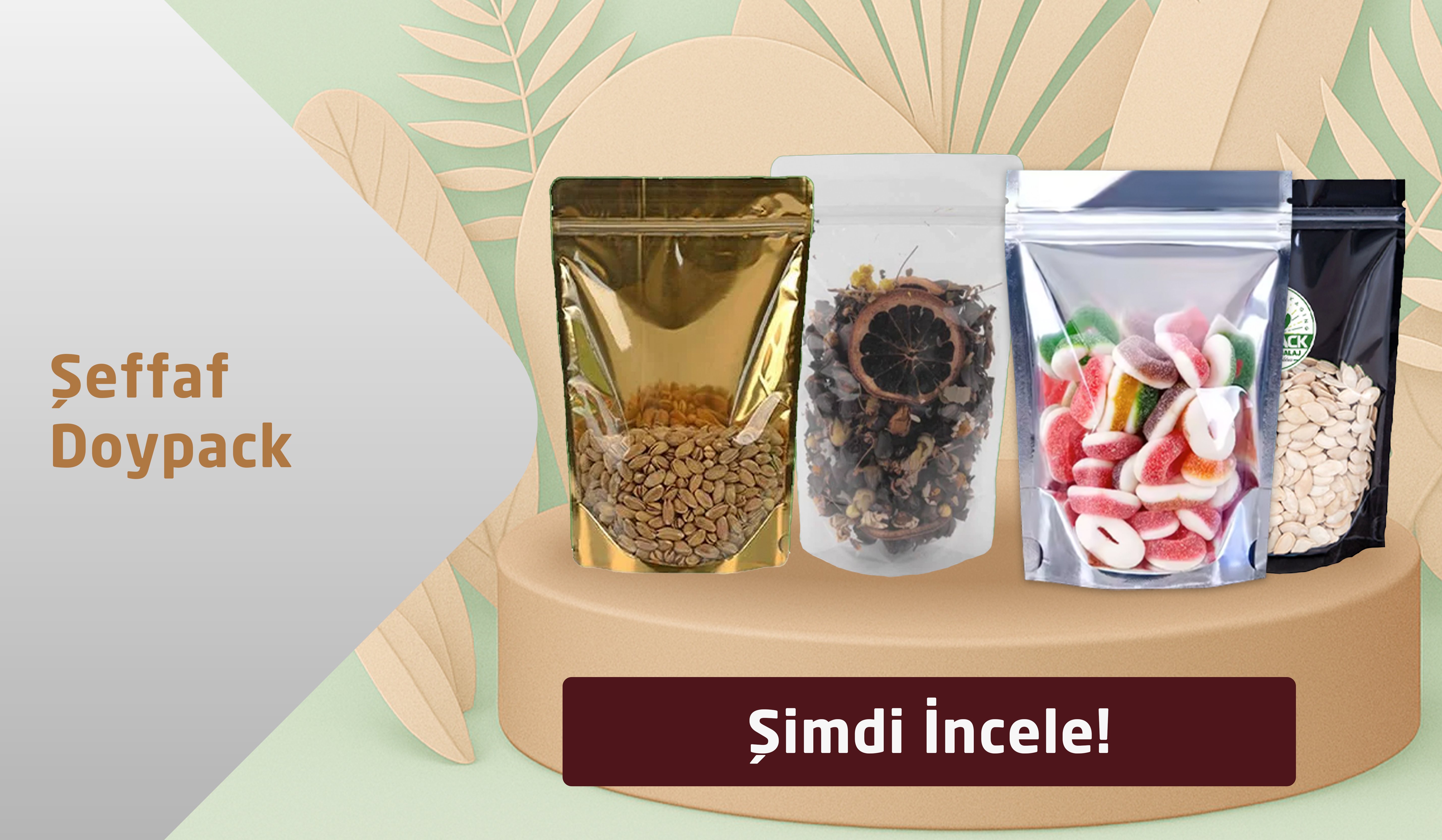 Şeffaf Doypack