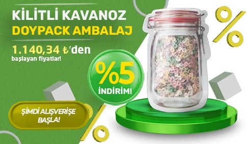 Kilitli Kavanoz Doypack Ambalaj