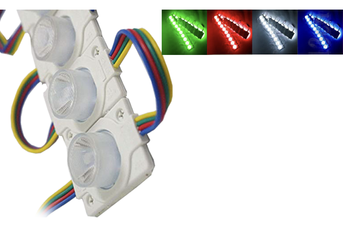 1.5 Watt Tekli RGB Modul Led (20 ADET)