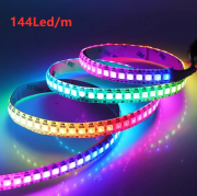 5V WS2812B Adreslenebilir RGB Şerit Led - 144 led - IP30 - (2m - 288 Led)