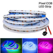 12 Volt WS2811 RGB Pixel Cob Şerit Led 12MM 720 Ledli IP20 5 Metre