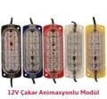 12 Volt 2.4 Watt BEYAZ Animasyonlu Çakar Modül 12 Ledli